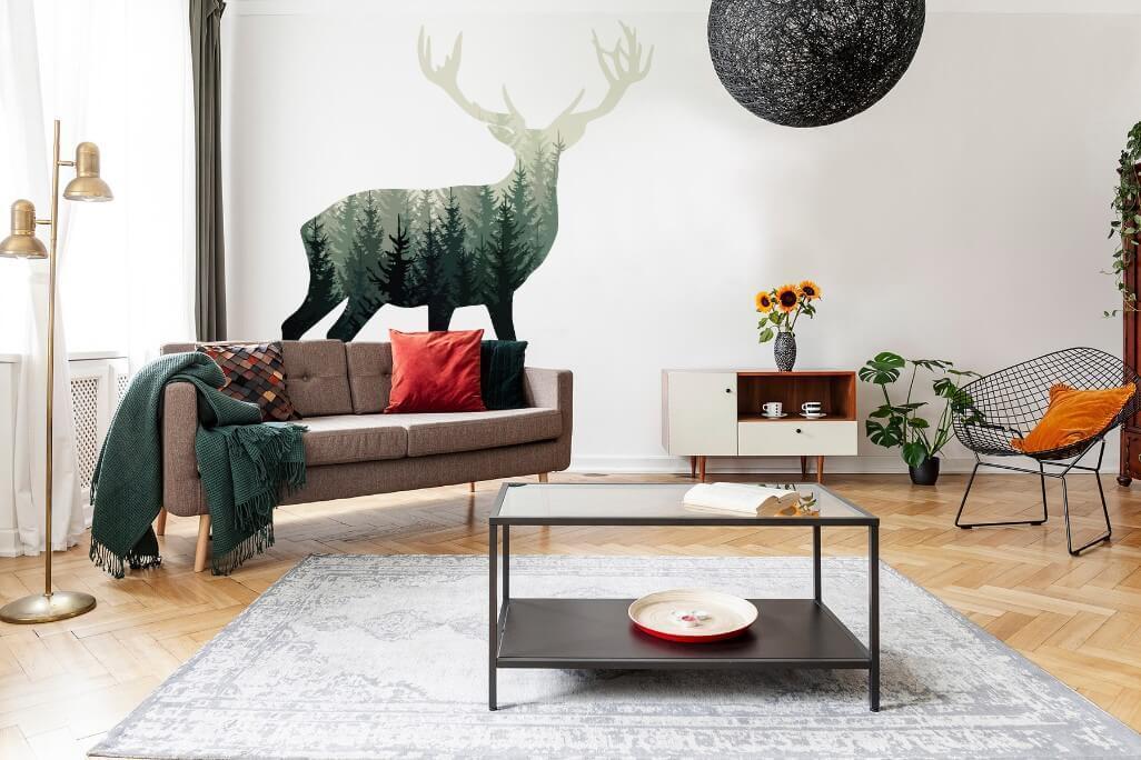 Naklejki do salonu – przepis na błyskawiczną metamorfozę wnętrza