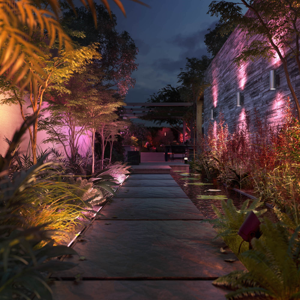 Oświetlenie ogrodowe od Philips Hue – dlaczego warto?