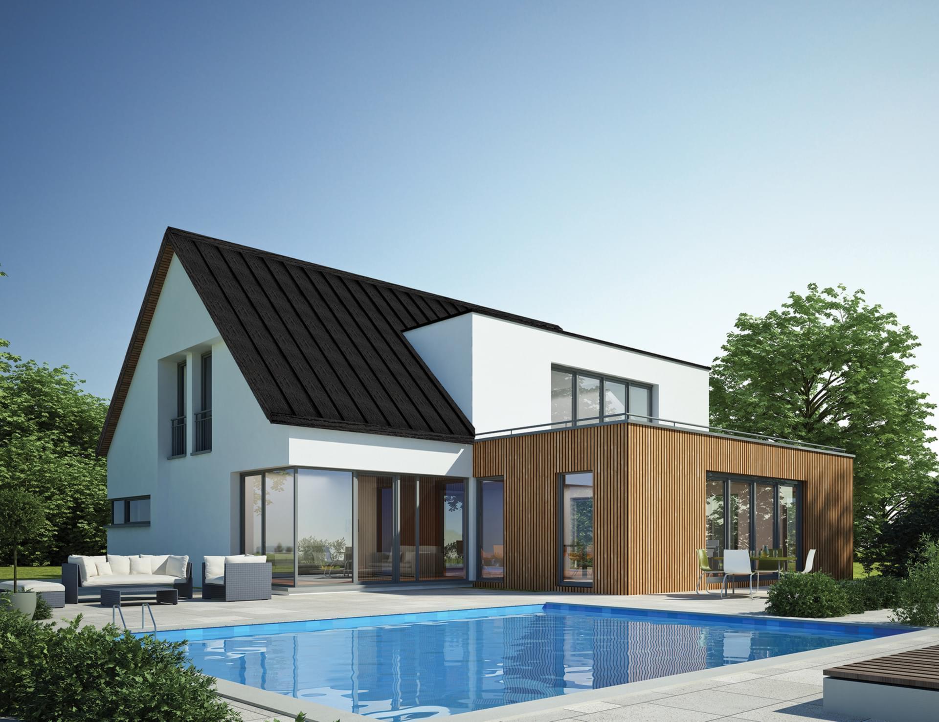 Nowość w ofercie firmy Blachotrapez – panel dachowy Retro Pladur Relief Wood